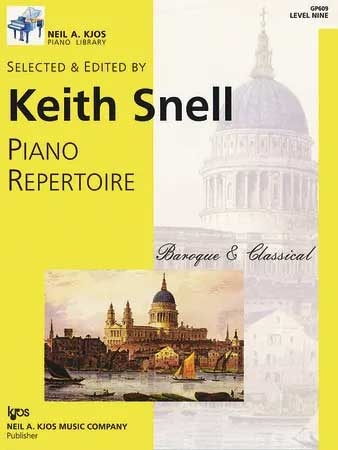 Piano Repertoire: Baroque & Classical 9 Piano Solo (Kjos)