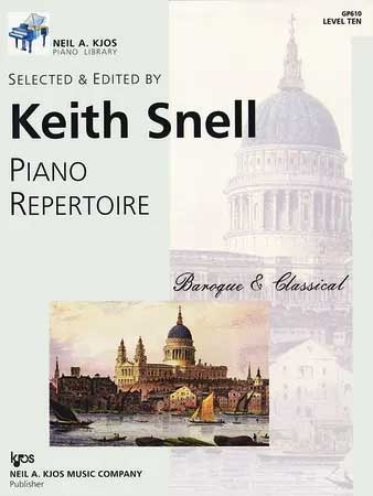 Piano Repertoire: Baroque & Classical 10 Piano Solo (Kjos)