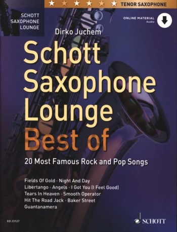 Schott Saxophone Lounge: Best Of Tenor Sax Book & Online Audio