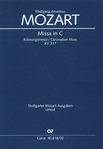 Coronation Mass In C K317 Vocal Score (Carus)