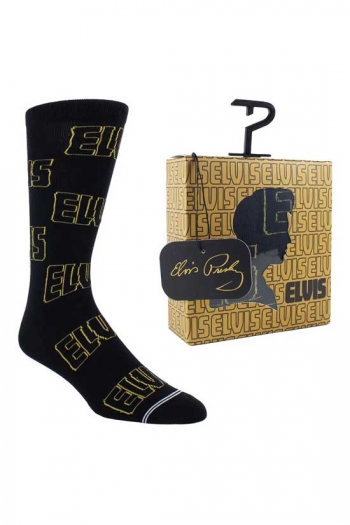 Socks With Elvis Design