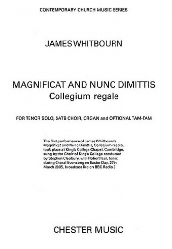 Magnificat And Nunc Dimittis (Collegium Regale): Tenor And SATB