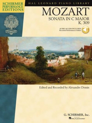 Sonata C Major K309 Piano Book And Audio Online (Schirmer)