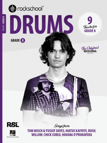 Rockschool: Drums Grade 8 2024 Book & Audio Online