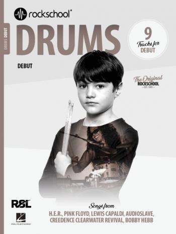 Rockschool: Drums Debut 2024 Book & Audio Online