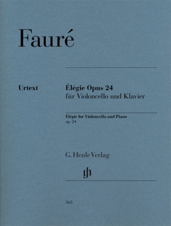 Elegie Op.24: Cello & Piano (Henle)