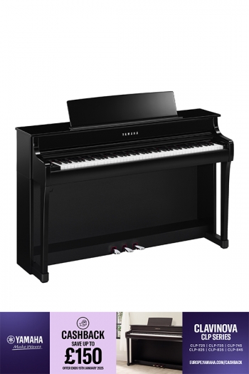 Yamaha CLP845 Clavinova Polished Ebony Finish