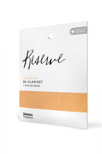 D'Addario Organic Reserve Evolution Bb Clarinet Reeds (3 Pack)