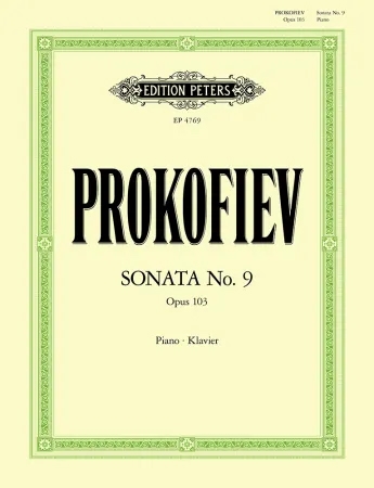 Sonata No 8 Op.84: Piano Solo (Peters)