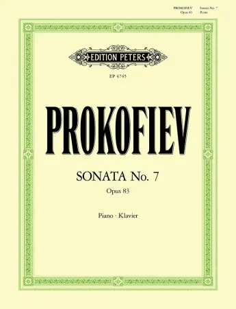 Sonata No 7 Op.83: Piano Solo (Peters)