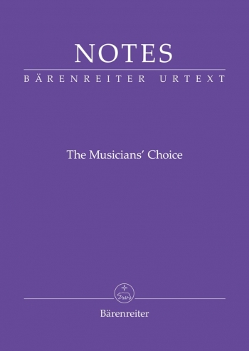 Manuscript: Notes: The Musicians Choice (Purple) (Barenreiter)