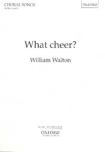  What cheer? for SATB unaccompanied (OUP)