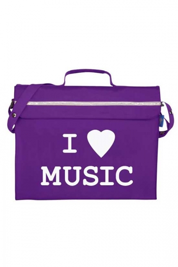 Music Case: Primo: I Love Music: Purple: Mapac