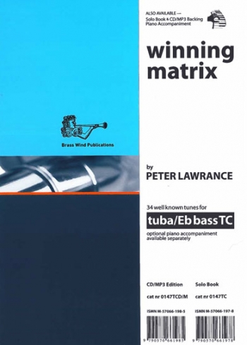 Winning Matrix: Tuba/Eb Bass Treble Clef: Book Only   (Lawrance)