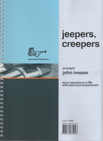 Jeepers Creepers: Tenor Sax & Piano (Iveson) (Brasswind)