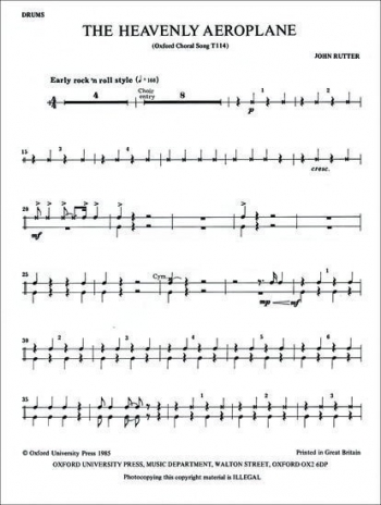 The Heavenly Aeroplane Double Bass Part