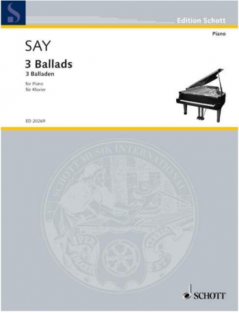 3 Ballads: Piano Solo (Schott)