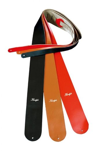 Klondyke 2.5" Deluxe Leather Red Strap