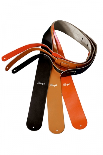 Klondyke 3" Standard Leather Red Strap