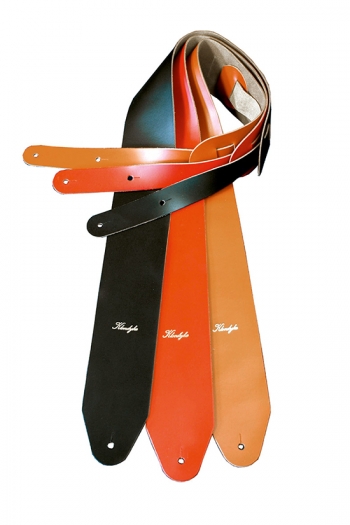 Klondyke 3.5" Standard Leather Red Strap