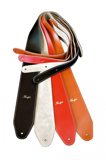 Klondyke 3.5" Deluxe Leather Red Strap