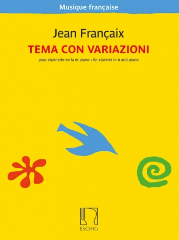Tema Con Variazioni: Clarinet And Piano  (Durand)