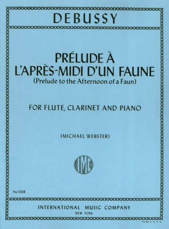 Prélude À L'après-midi D'un Faune For Flue Clarinet & Piano (IMC)