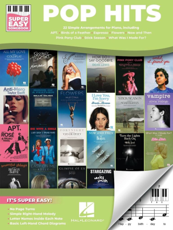 Super Easy Songbook: Pop Hits: 22 Chart-topping Songs Keyboard