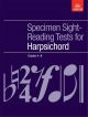 ABRSM: Specimen Sight-reading Tests: Harpsichord Grade4-8