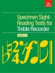 ABRSM Specimen Sight-reading Tests: Treble Recorder: Grade 6-8