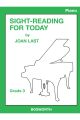 Sight Reading For Today: Book 3: Piano (Joan Last)