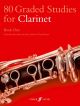 80 Graded Studies Clarinet Book 1: Clarinet Solo (Davies & Harris) (Faber)