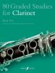 80 Graded Studies Clarinet Book 2: Clarinet Solo (Faber)