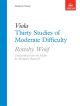 Thirty Studies Of Moderate Difficulty: Viola (ABRSM)