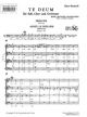 Te Deum: Vocal: Choral Score  (Universal)