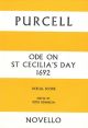 Ode On St Cecilias Day 1692: Vocal Score