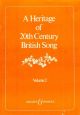 A Heritage Of 20th Century British Song: Vol 2: Vocal