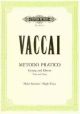 Vaccai: Practical Method (Metodo Pratico) High Voice  (Peters)