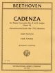 Cadenza For Piano Concerto No.2 Bb -Op.19 (International)