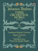 Orchestral Works: Full Score: Text: Miniature Score