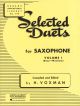 Selected Duets For Saxophone Vol.1 Saxophone Duets (Voxman)