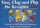 Sing Clap And Play The Recorder Book 2 (cox)