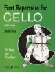 First Repertoire For Cello & Piano: Book 3 (legg & Gout)