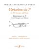 Variations In F For Trumpet & Piano (Faber)