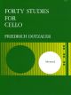 40 Studies For Cello (Stainer & Bell)