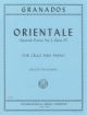 Orientale Spanish Dance: Op37 No 2: Cello & Piano  (International)