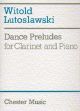 Dance Preludes: Clarinet & Piano (Chester)