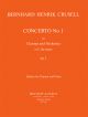 Concerto Eb Major Op.1: Clarinet & Piano (Breitkopf)