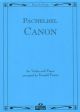 Canon In D: Violin and Piano (Fentone)