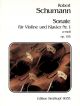 Sonata: A Minor Op105: Violin and Piano (Breitkopf)